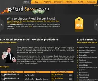 Fixedsoccerpicks.com Screenshot
