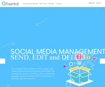 Fixerkit.com(Fixerkit Social Media Management and Rank Tracking Tool) Screenshot