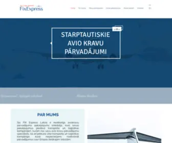 Fixexpress.eu(Avio kravu pārvadājumi) Screenshot
