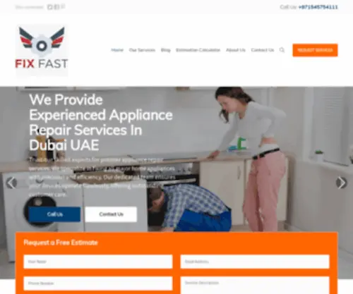 Fixfast.ae(Professional Home Appliance Repair Services Dubai) Screenshot