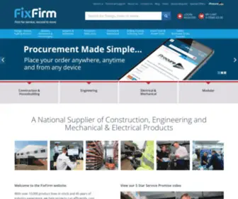 Fixfirm.com(Fixings, Fasteners, Safety and Construction Supplies) Screenshot