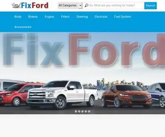 Fixford.com(Find Genuine Ford Parts & Accessories on Home) Screenshot