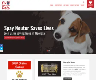 Fixgeorgiapets.org(The mission of Fix Georgia Pets) Screenshot