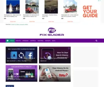 Fixguider.com(Home) Screenshot