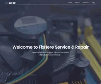 Fixhere.in(Fixhere Laptop Repair Services In Mumbai) Screenshot