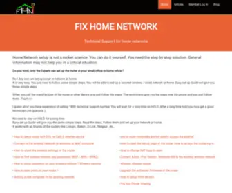 Fixhomenetwork.com(Fix Home Network) Screenshot