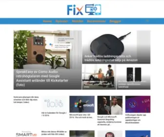 Fixiphoness.com(Blogs, Mobiler, Nyheter, Prylar, Android) Screenshot