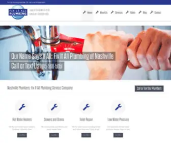 Fixitallplumbing.net(Nashville Plumbers) Screenshot