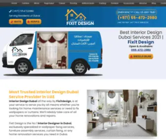 Fixitdesign.ae(Interior Design Dubai) Screenshot