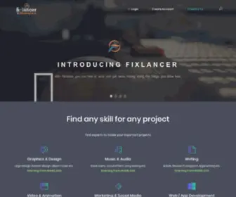 Fixlancer.com Screenshot