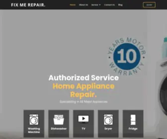 Fixmerepair.com(Home Appliances Repair Dubai) Screenshot