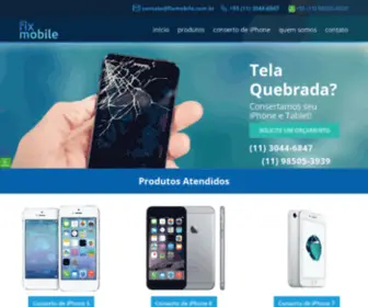 Fixmobile.com.br(Alugar Celular e Tablets para Empresas e Eventos l BR Mobile) Screenshot