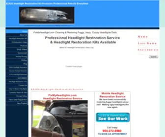 Fixmyheadlights.com(Our Headlight Restoration Service Restore Headlights like new) Screenshot