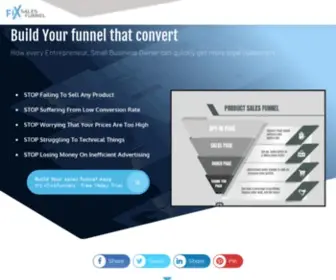 Fixmysalesfunnel.com(Build sales funnel with CF) Screenshot