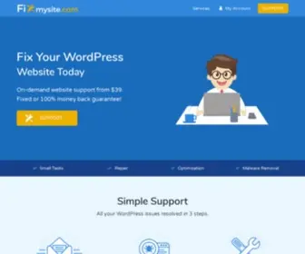 Fixmysite.com(Fix Your WordPress Website Today for $39) Screenshot