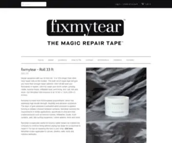 Fixmytear.com(Fixmytear, the cost-effective, easy solution to your vinyl repairs) Screenshot