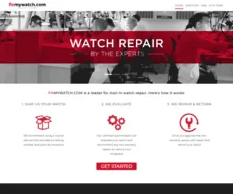 Fixmywatch.com(Watch Repair by the Experts) Screenshot