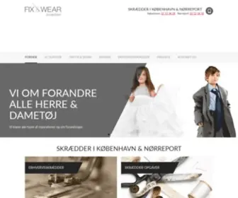 Fixnwear.dk(Skrædder København & Nørreport) Screenshot