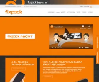 Fixpack.com.tr(Cep Telefonu Tamir Servisi ve Onarım Paketi) Screenshot