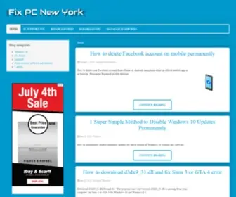 Fixpcnyc.com(Computer repair) Screenshot