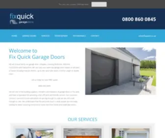 Fixquick.co.uk(Fix Quick Garage Doors) Screenshot