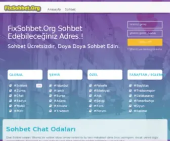 Fixsohbet.org(Chat) Screenshot