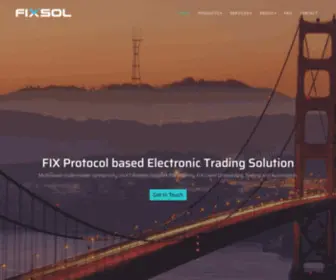 Fixsol.com(FIX Protocol based FinTech Solutions) Screenshot