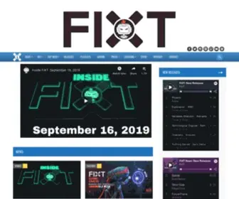 Fixtonline.com(The Home Of Future Rock) Screenshot