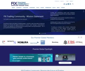 Fixtradingcommunity.org(FIX Trading Community) Screenshot