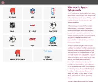 Fixturesports.com(Admin-panel) Screenshot