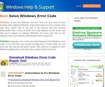 Fixwinpcerrorcode.com(Optimize windows performance) Screenshot