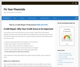 Fixyourfinancials.com(Credit Repair) Screenshot