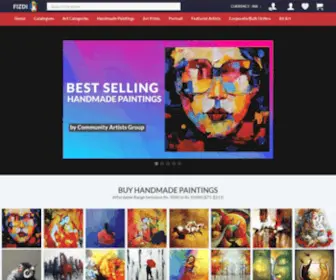 Fizdi.com(Buy Paintings Online India) Screenshot