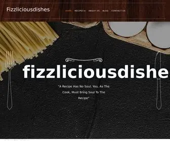 Fizzliciousdishes.com(Home) Screenshot