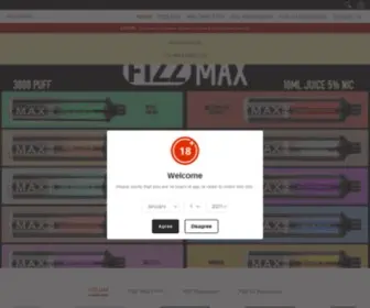 Fizzvapor.com(Fizz Vapors) Screenshot