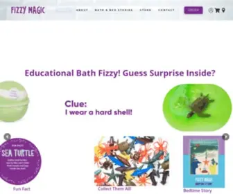 Fizzymagic.com(Educational Bath Toys & Fizzies) Screenshot