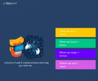 Fizzysoftware.com(Web and Mobile Architects) Screenshot