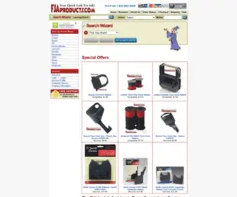 Fjaproducts.com(FJA Products Carries All Brands Of Typewriter Ribbons & Printer Ink Cartridges) Screenshot