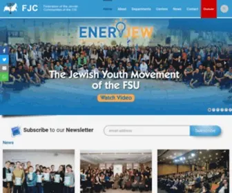 FJC-Fsu.org(Federation of Jewish Communities of the CIS (FSU)) Screenshot