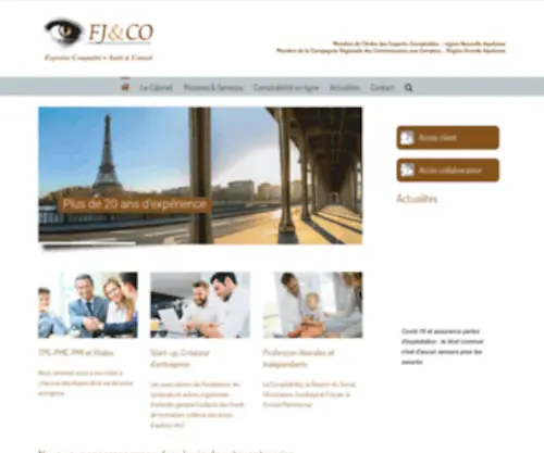 Fjco.fr(FJ & CO) Screenshot