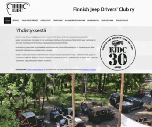 FJDC.org(Finnish Jeep Drivers' Club) Screenshot