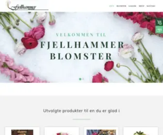 Fjellhammerblomster.no(Fjellhammer Blomster) Screenshot