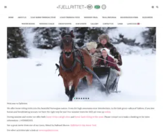 Fjellrittet.no((English) Bare enda et WordPress) Screenshot