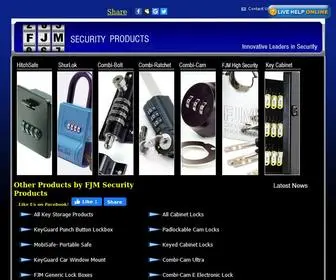 FJmsecurity.com(Cabinet Locks) Screenshot
