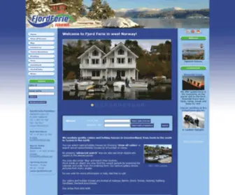 Fjordferie.net(Fjord Ferie Feriehus) Screenshot