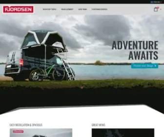 Fjordsen.com(Rooftop Tents) Screenshot