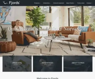 Fjords.no(Quality, craftsmanship & Norwegian design) Screenshot