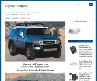 Fjoutpost.com(Toyota FJ Outpost) Screenshot