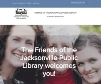 FJPL.org(Friends of the Jacksonville Public Library) Screenshot