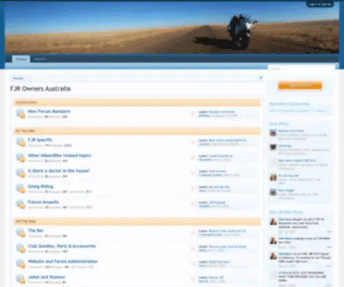 FJR13.org(FJR Owners Australia) Screenshot